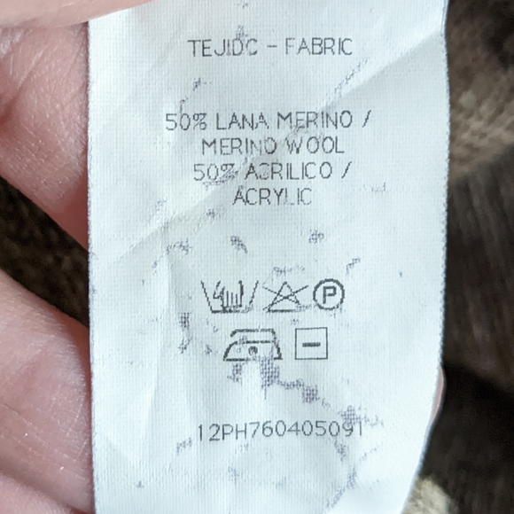 Purificacion Garcia Merino Wool Blend Turtleneck Sweater Men's Sz XL - Picture 7 of 8